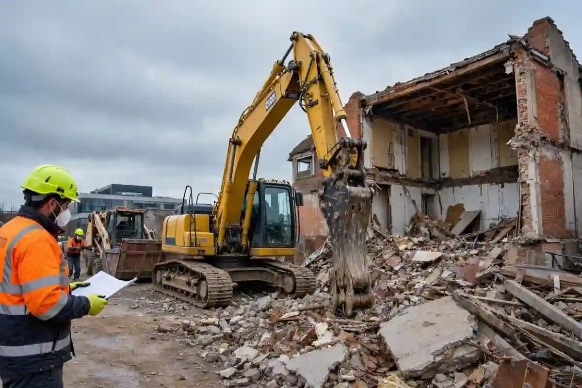 Demolition works in dubai